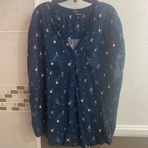 Torrid, size 1, blue and pink